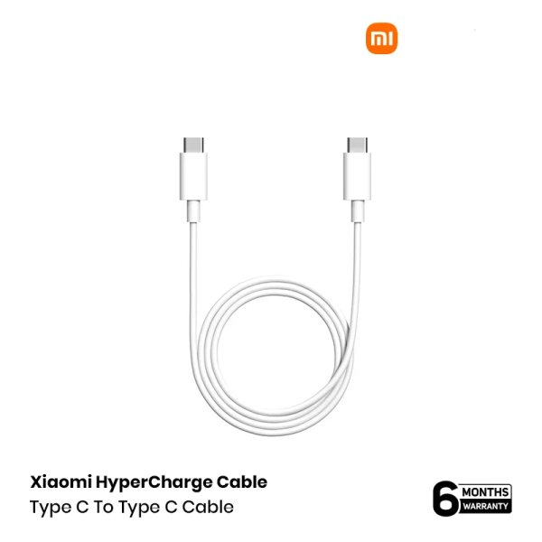 Xiaomi HyperCharge Type C to Type C Cable 60W - White